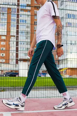 Спортивные штаны Кейдж зеленые